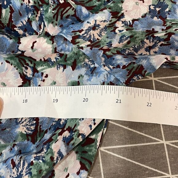 En Saison Floral Ruffle Mini Wrap Dress Cocktail Dress - Picture 9 of 13